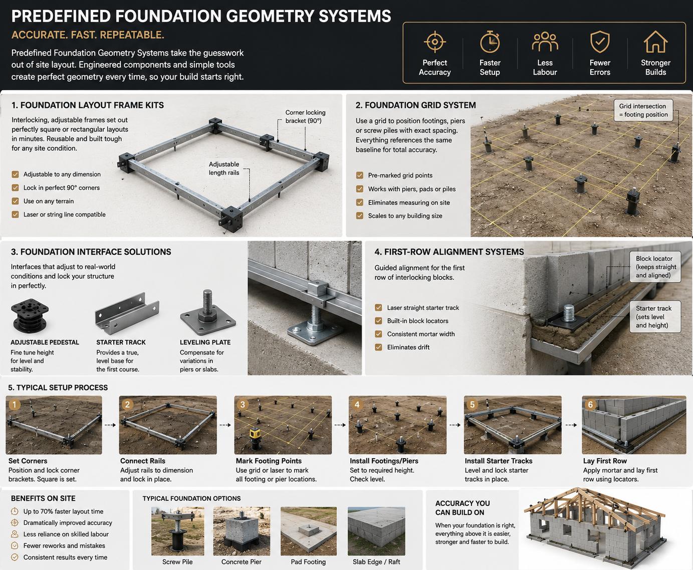 Concept overview of the Kin-Neon foundation geometry system